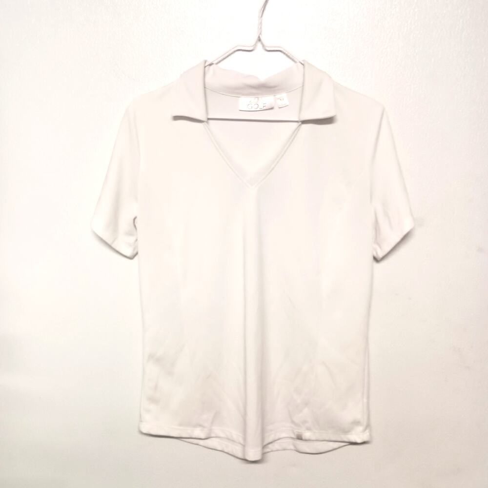 Ladie's Golf Polo Performance Shirt GOLF GURU SZ M white